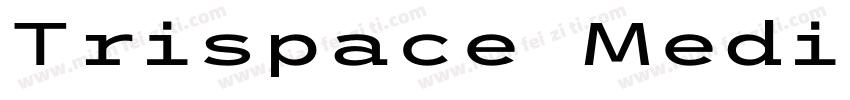 Trispace Medium字体转换